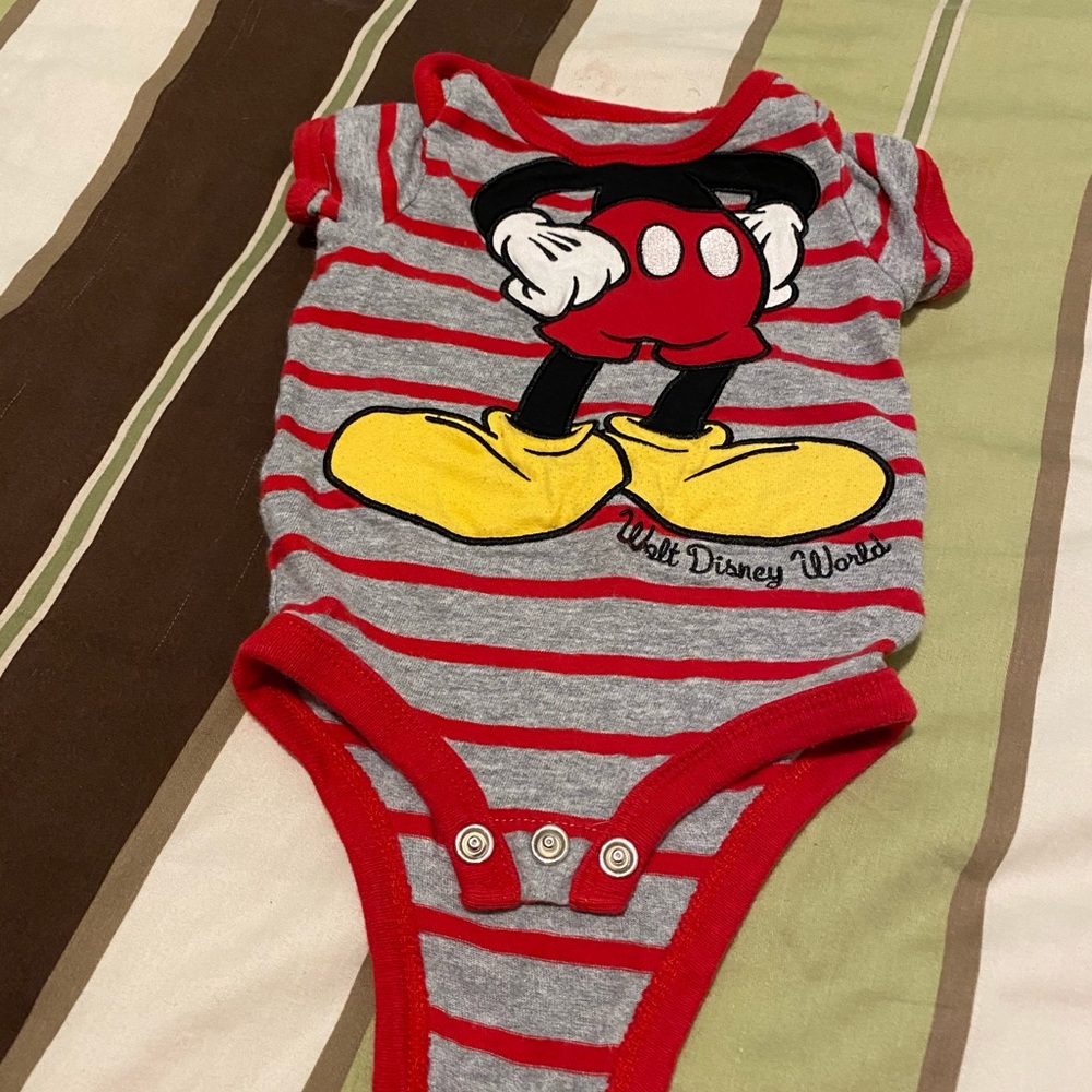 Disney world 0-3m onesie.